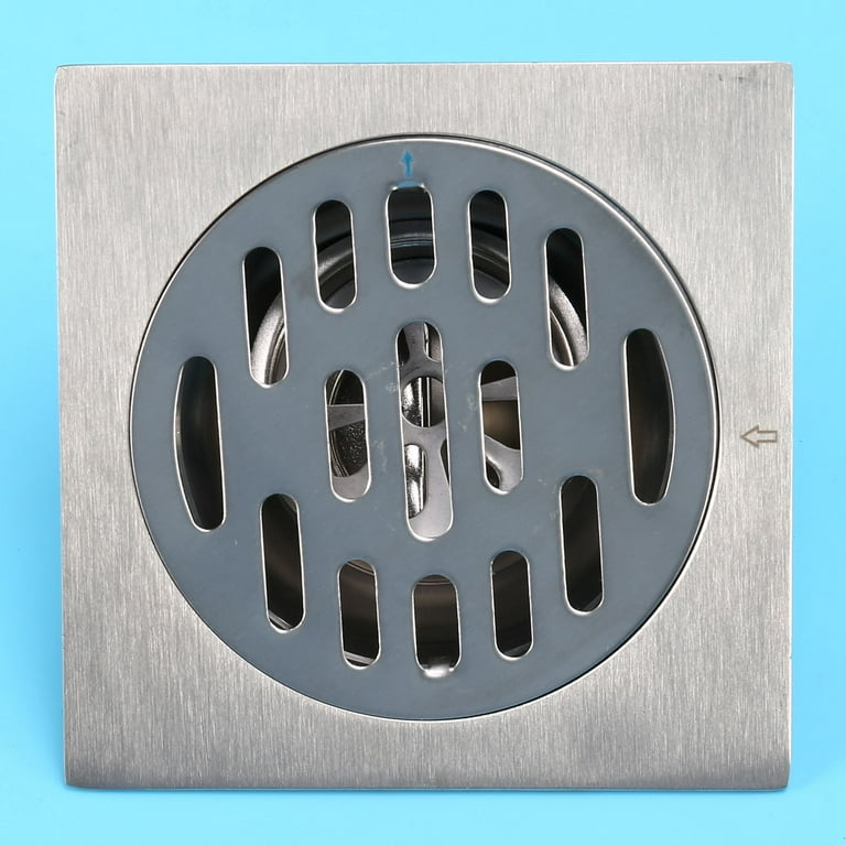 Thick Stainless Steel Anti-odor Square Floor Drain Waste Drain Cover Hotel Bathroom  Shower Drain 10