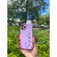 thumbnail image 2 of Personalised Purple Name iPhone 16 Pro Max Case,iPhone 16 Pro, 2 of 5