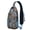 Patterned Manda, variant on Sweet Red Strawberry Sling Backpack, Cute Fruity Print Crossbody Daypack with Fresh Flowers and Berry Pattern for Strawberry Enthusiasts