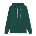 thumbnail image 3 of Chandail à Capuchon pour Femmes, Comdrip Chandail à Capuchon pour Femmes d'Automne et d'Hiver, Mode, Grande Taille, Vert, TG, 3 of 4