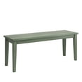 thumbnail image 5 of Lexington Large Dining Set with Bench and 4 Slat Back Chairs, Dark Sea Green, 5 of 7