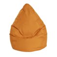 thumbnail image 1 of Gouchee Home Brava Orange Bean Bag Chair – Water-Repellent Fabric with Polystyrene Bead Filling, Suitable for Adults and Teens, Lightweight & Portable Seating for Bedroom, Dorm or Living Room, 1 of 2