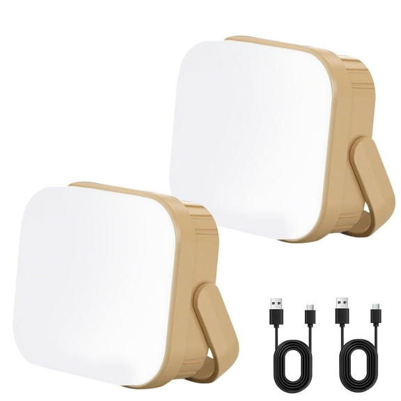 Eyotto 2 Pack Camping Light, Lightweight Tent Light with Hook, 3 Modes Lighting Portable Camping Lantern for Outdoors Camping Hiking Climbing Hiking Tent