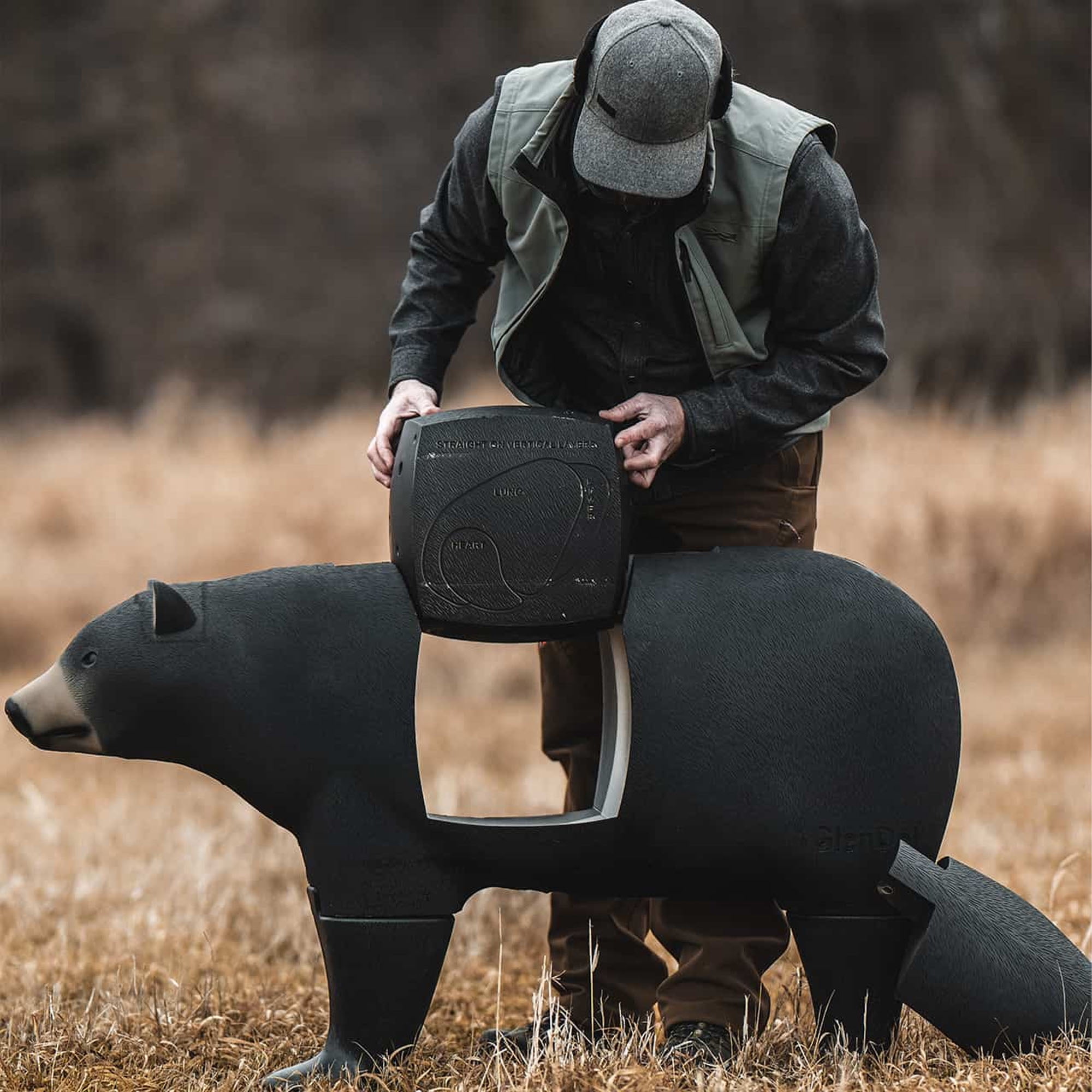 GlenDel Bear Target, 3D Target, Simulates 250lb Bear