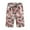 Pink, variant on TopLLC Mens Shorts, Mens Pants Shorts Men's Ethnic Printed Linen Cotton Multi-Pocket Overalls Shorts Fashion Pant