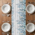 thumbnail image 6 of Blue Eucalyptus Leaves Table Runner - 90 Inch Long, Kitchen Dining Table Runner Dresser Scarves, Watercolor Plants Floral Wooden Farmhouse Decor for Coffee Tables Wedding Party Banquet, 6 of 8