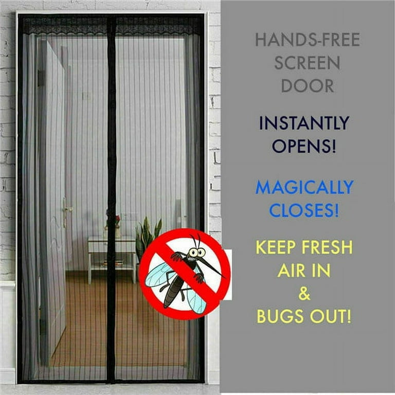 2021 Hot Magnetic Screen Door Curtain Anti-mosquito Net Fly Screen Mosquito  Protection Net Magnet Spring For Doors Windows - Door & Window Screens -  AliExpress