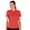 Firebrick/Coconut, variant on Monterey Club Women's Ellen Contrast Golf Polo Shirt #2267