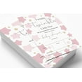 thumbnail image 2 of Inkdotpot Set Of 30Gender Reveal Baby Shower Invitations-Diaper Raffle Tickets And Baby Shower Book Request Cards Twinkle Twinkle Little Star Invites Its A Boy Its A Girl, 2 of 8