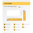 thumbnail image 4 of HOUSELABELS Compatible with DK-1208 Replacement Roll for Brother QL Label Printers; 400 Address Labels; 1-1/2" x 3-1/2" (38mm*90mm) - 60 Rolls, 4 of 7