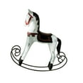 thumbnail image 4 of Wooden Horse Figurine Rocking Horse Statue Desk Figure Ornament Smooth Surface Home Decor for Kids Birthday Gift Party, 4 of 9