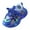 Blue, variant on Otqutp Baby Girls Leather Lace Lights up Sneakers Hook Loop Non Slip Walking Sport Shoes Toddler New Born Casual Breathable