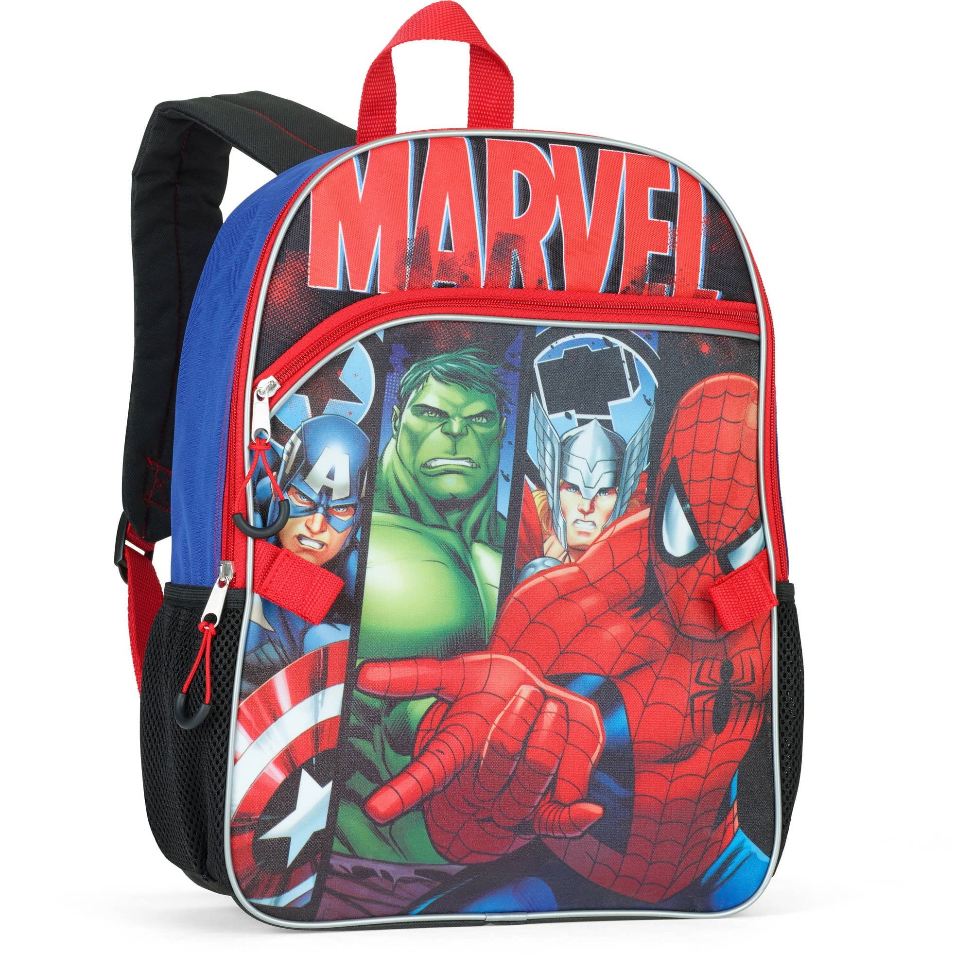 MARVEL ULTIMATE SPIDER-MAN 16/" School Backpack Detachable Lunch Bag Set
