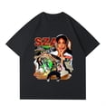 thumbnail image 2 of Camiseta gráfica SZA Good Days para hombre, camisa 100% de algodón de manga corta, estilo Hip Hop, rapero de los 90, Vintage, de gran tamaño, 2 of 4