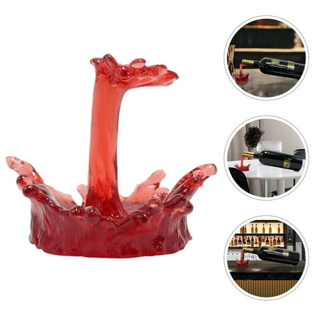 FRCOLOR Single Wine Bottle Stand Wine Rack Decoration 9X8CM
