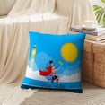 thumbnail image 4 of LALILO Throw Pillow Covers Couple Bicycle Front London Big Cushion Cover 18" x 18", 2 Pack, 4 of 6
