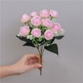 thumbnail image 6 of 3PCS Realistic Flower Bouquet - Lifesize Floral Arrangements with Long Stems - Artificial Peonies & Hydrangeas for Wedding, Living Room & Table Decor, 6 of 6
