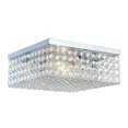 thumbnail image 2 of Lalia Home LHM-2004-CH Glam 2 Light 12 in. Square Flush Mount, Chrome, 2 of 4