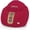 Burgundy, variant on Monogrammed Cotton 36x36x40" Large Bean Bag Chair - w/Polystyrene Beads and CertiPUR Foam Filled Bean Bag for Adult, Teens and Kids - Hemp Natural