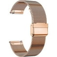 thumbnail image 2 of Gostoto 18mm 20mm 22mm Quick Release Mesh Stainless Steel Watch Band Interlock Safety Clasp Bracelet Wrist Watch Strap Replacement Bracelet Strap for Man Women, 2 of 4