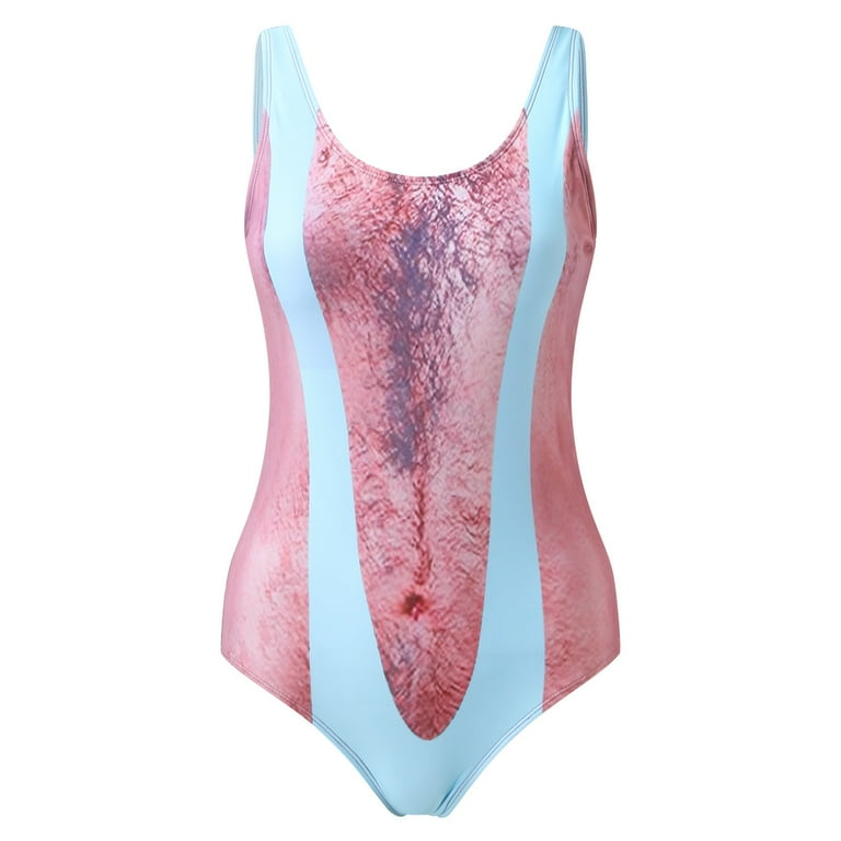 Hairy man store one piece