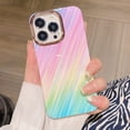 thumbnail image 1 of Funda De Lujo De Mármol Del Arco Iris Teléfono Para El iPhone 11 12 13 14 Pro Max 14 Plus 14 13 12 Cubierta Trasera Parachoques De Silicona, 1 of 4