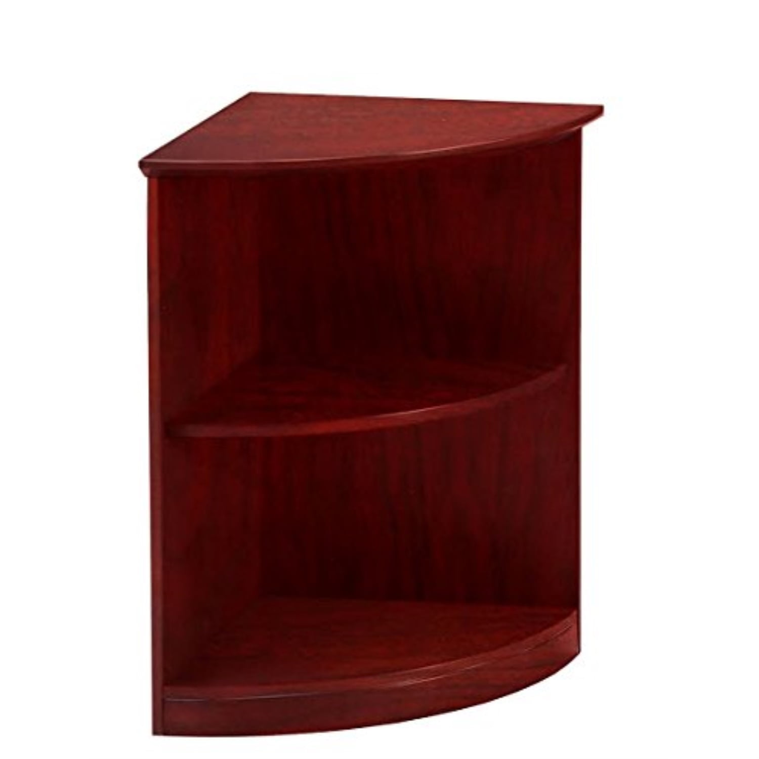 mayline corner bookcase dimensions 20"w x 20"d x 29.5"h 2 shelf corner