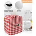 thumbnail image 3 of Red White Plaid Stand Mixer Dust Cover with Storage Pocket & Handles,Modern Farmhouse Buffalo Check Gingham Fits All Tilt Head & Bowl Lift Kitchen Appliance Cover Organizer Bag Accessories,6-8 Quart, 3 of 6