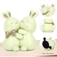 thumbnail image 3 of Cute Rabbit Bookends,Decorative Bookends,Cute Rabbit Bookends,Book Ends for Shelves,Book Ends for Kids Rooms, Kids Bookends can accommodate 1 to 4 Books(Green), 3 of 12
