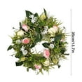 thumbnail image 3 of Valentine's Day Wreath Outdoor Lighted Decoration for Front Door Holiday Party Decor Multicolor Plastic Material 13.77 Inch Size Realistic Artificial Design for Indoor or Covered Outdoor Use, 3 of 6