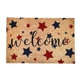 thumbnail image 2 of Patriotic 4th July Welcome-Doormat Outdoor-Entrance - Anti-Slip Floor Mat Indoor Vintage Stars-Print Door Mats Home Farmhouse Kitchen Bathroom Patio Decor, Independence Day, 2 of 7