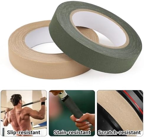 Goon Tape, 2 Roll 1 in x 21.8 yd Green/Black/Tan Strong Adhesive Camouflage Stealth Silencing Strips Camo Duct Wrap Tape Grip Stretch Bandage for Outdoor Sports Hunting Camping Protective