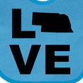 thumbnail image 4 of Inktastic Love Nebraska Boys or Girls Baby Bib, 4 of 4