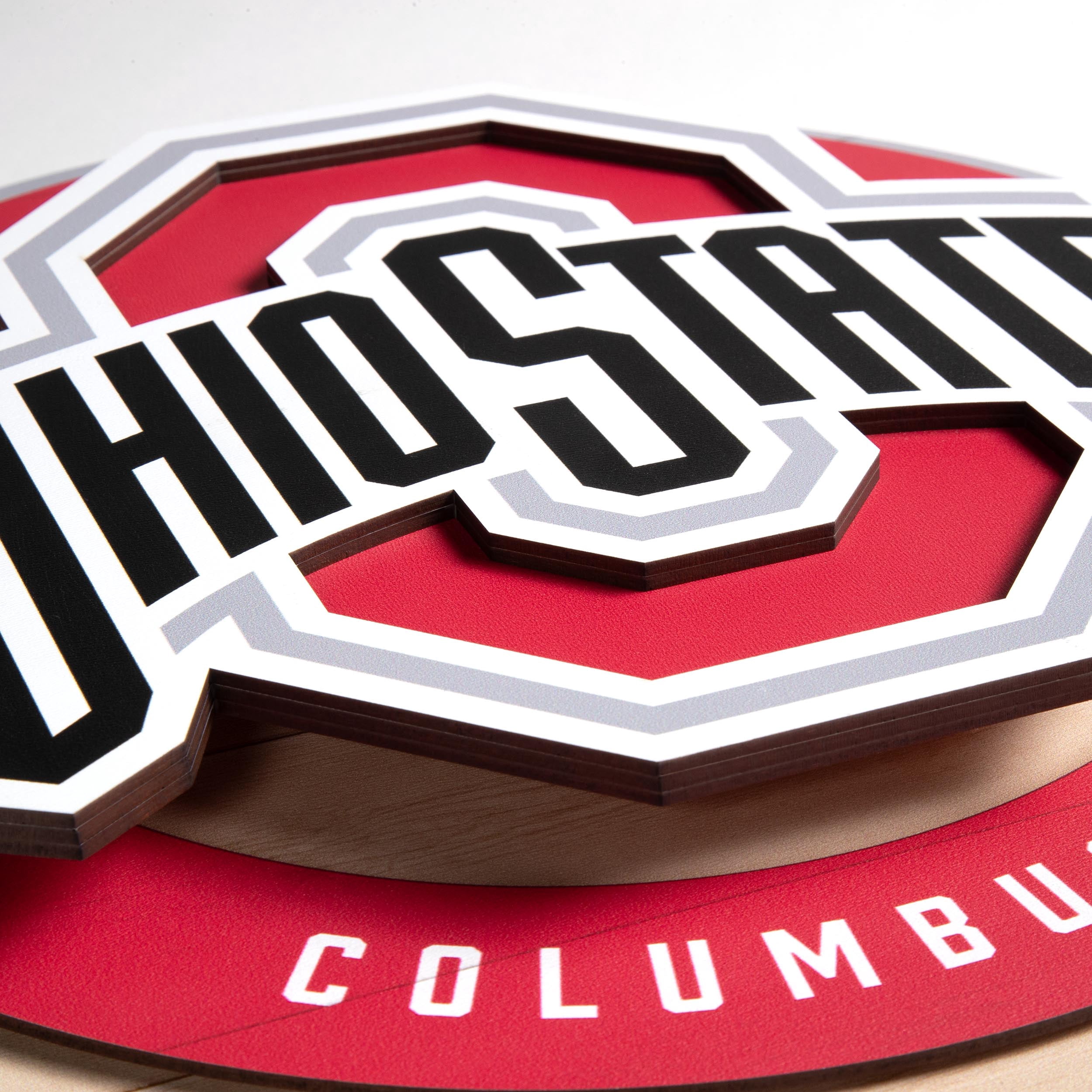 YouTheFan NCAA Ohio State Buckeyes 3DX Circle Wall Art