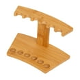 thumbnail image 2 of Estante de almacenamiento de tubos de varillas de incienso, organizador moderno de madera multifunción, soporte de tubo de incienso desmontable para 6 hoyos, 2 of 8