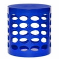 thumbnail image 4 of NuSteel TT-110TCV Otto Storage Stool - Round Plastic Storage Ottoman with Oval Perforated Pattern  Turquoise Blue, 4 of 7