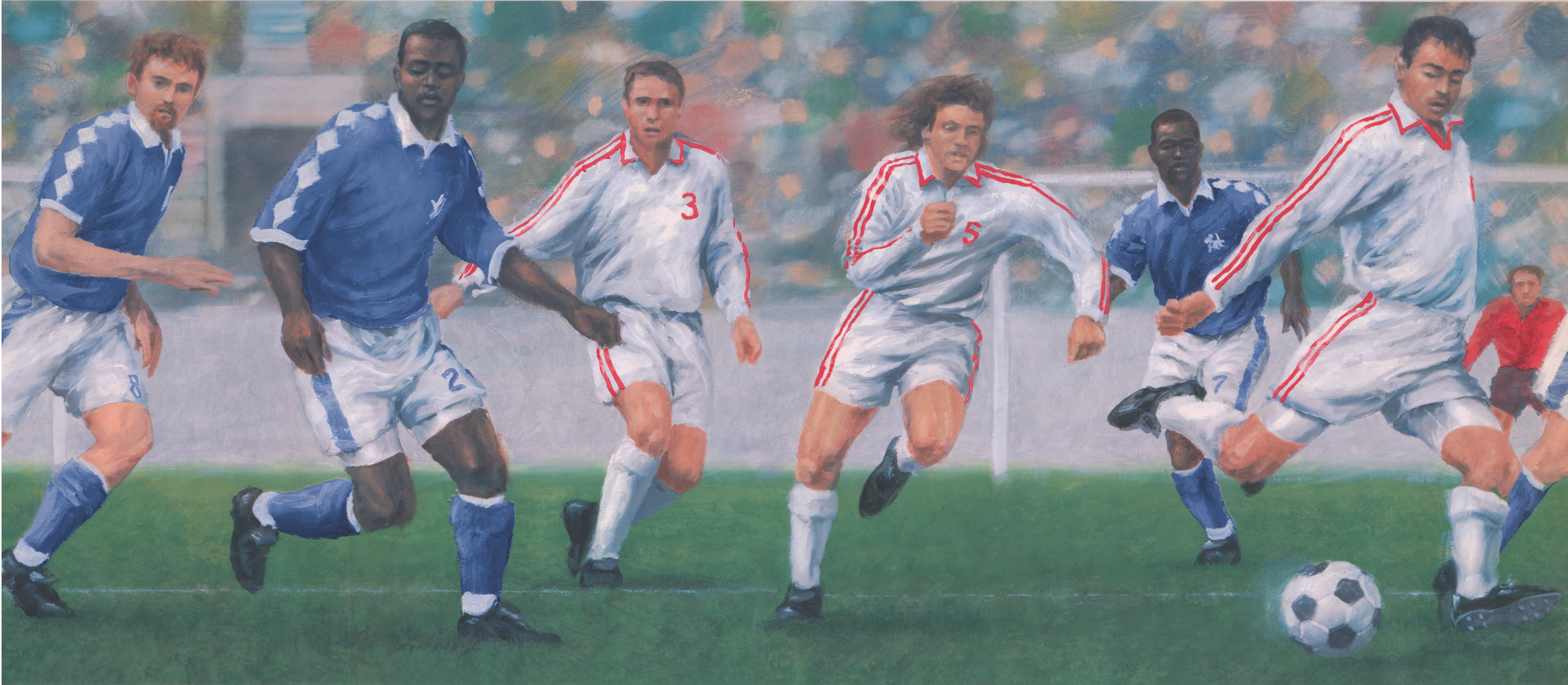 vintage soccer football game