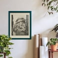 thumbnail image 6 of Vintage Views of Venice VI - Framed Print w/glass - Ocean Blue, 6 of 7