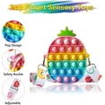 thumbnail image 4 of Bolso de hombro Fidget Sensory Toy Pop Rainbow Pineapple, 4 of 5