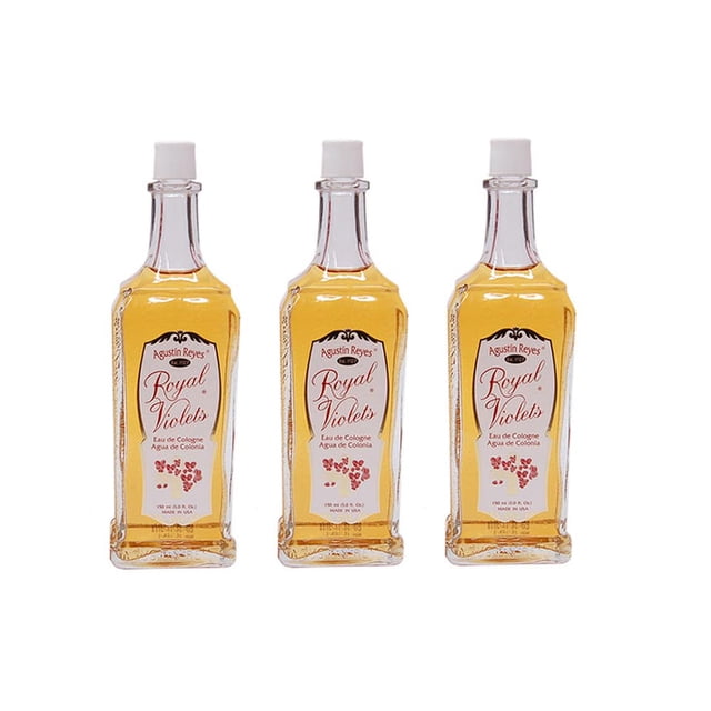 Eau de Cologne Royal Violets Agustin Reyes (paquete de 3), 150 ml