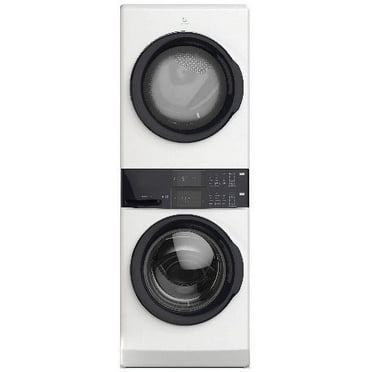 Electrolux 600 Series Electric Dryer Laundry Tower With Smartboost Technology, LuxCare Plus Wash System White ELTE7600AW