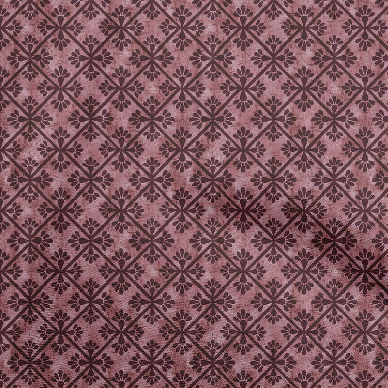 oneOone Cotton Jersey Magenta Fabric Batik Fabric For Sewing Printed Craft  Fabric By The Yard 58 Inch Wide 