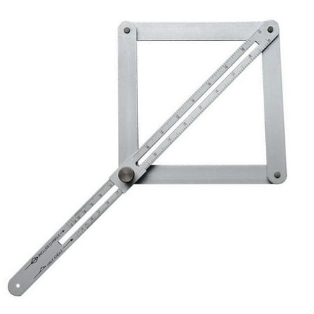 

ADVEN Angle Measuring Ruler Corner Protractor Angle Divider Multi-Angle Measurement Tool Corner Angle Finder for Woodworking