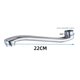 thumbnail image 2 of 18/22/25cm Stainless Steel Kitchen Faucet Extension Pipe Sink Faucet Elbow Outlet Tube In-Wall Faucet Repair Replacement Parts, 2 of 11
