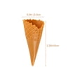 thumbnail image 2 of 12pcs Ice Cream Cone Model Realistic Ice Cream Cone Artificial Mini Ice Cream Cone for DIY, 2 of 3