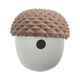 thumbnail image 3 of Juguete masticable para perros, dispensador de golosinas, resistente a las mordeduras, pelota de golosinas interactiva. gris con gris claro, 3 of 9