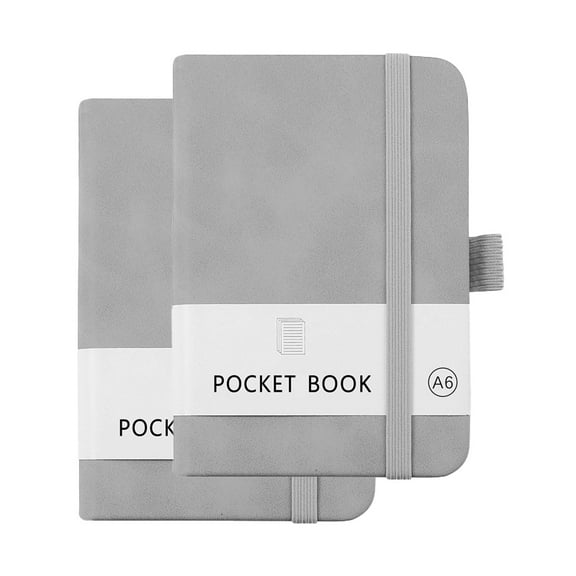 2pcs Accounting Ledger Book for Small Business Bookkeeping & Personal Use, Expense Tracker Notebook for Family Budget, Bookkeeping Record Book, Income and Expense Log Book - 5.72" x 3.75" ，Grey
