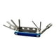thumbnail image 3 of Kit de herramientas de reparación de bicicletas Perfecl 12 en 1 Portátil Multifunción Azul, 3 of 8