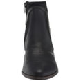 thumbnail image 2 of Lucky Brand Idellina Leather Western Black Leather Pointed Toe Cowboy Bootie (6.5), 2 of 7