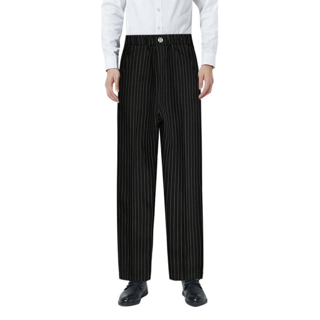 Pantalons Habillés pour Garçons Taille Ajustable Poches avant Jambe Droite